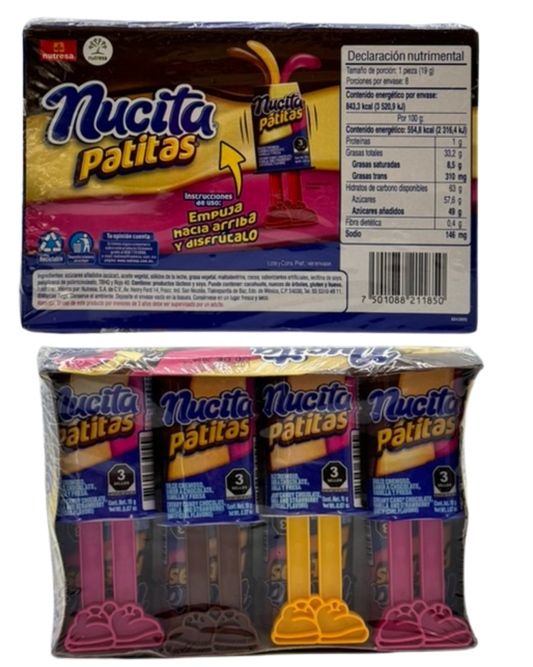 Nucita Patitas 8uds.